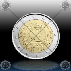 2 EVRO ŠPANIJA 2015 "30. obletnica EU zastave" UNC